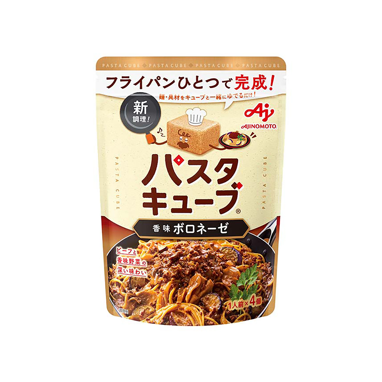 パスタキューブ　＜香味ボロネーゼ＞（味の素）2025年8月23日発売