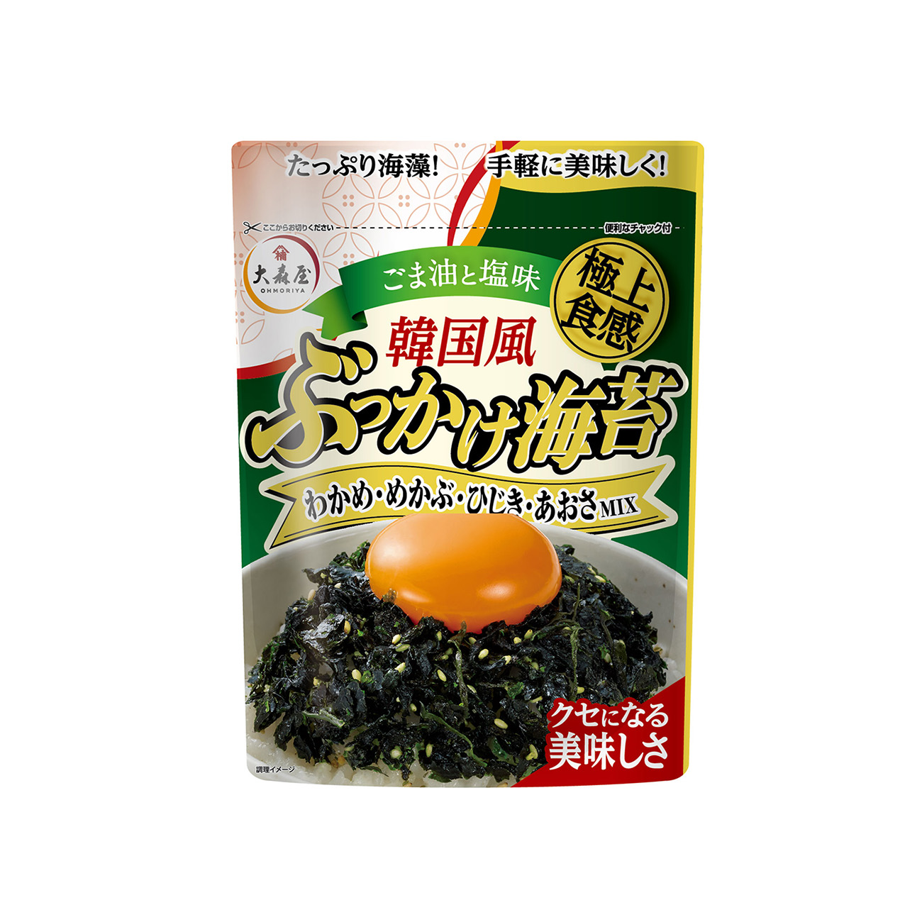 韓国風ぶっかけ海苔（大森屋）2025年8月18日発売