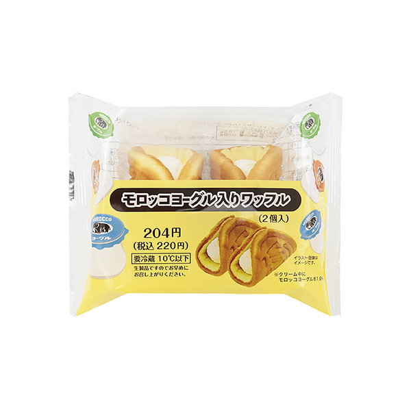 モロッコヨーグル入りワッフル（栄屋乳業）2025年7月8日発売