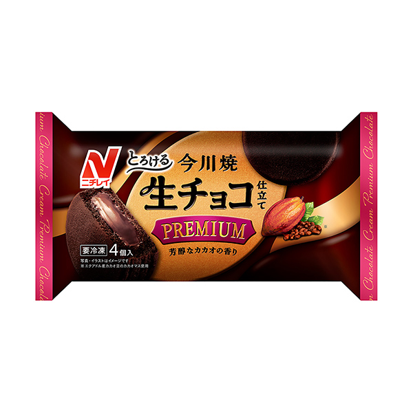今川焼＜とろける生チョコ仕立て プレミアム＞（ニチレイフーズ）2025年9月…