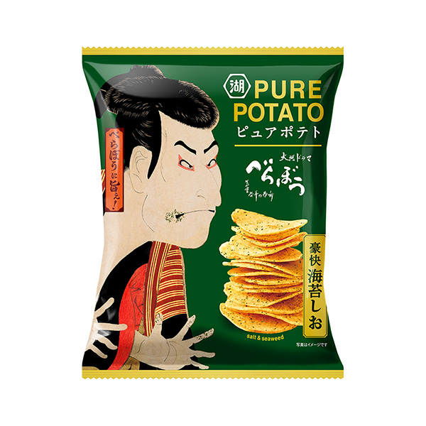 ピュアポテト＜豪快海苔しお＞（湖池屋）2025年7月14日発売