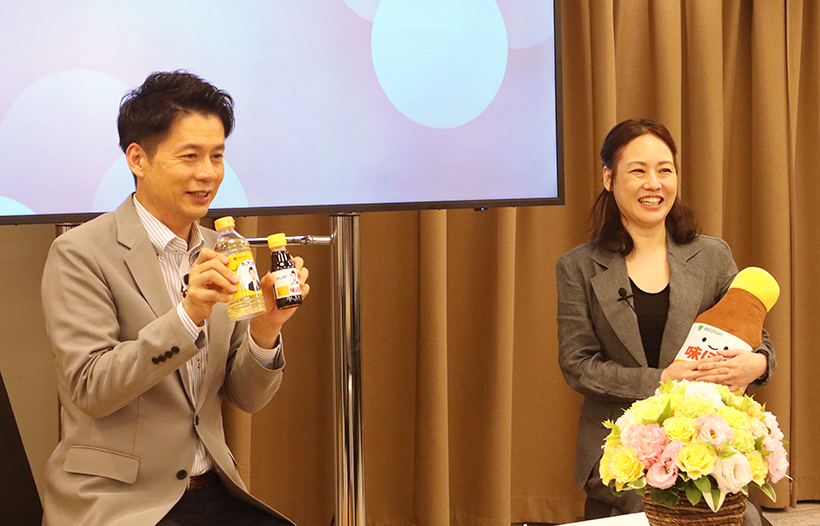 Mizkan、名古屋で地元人気アナと中埜裕子社長が対談
