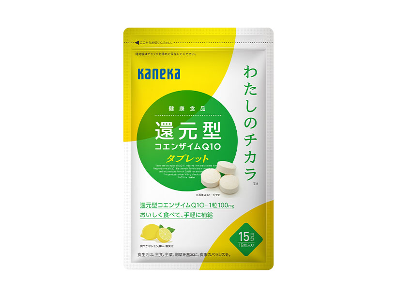 カネカユアヘルスケア、かんで食べるタブレットサプリ発売