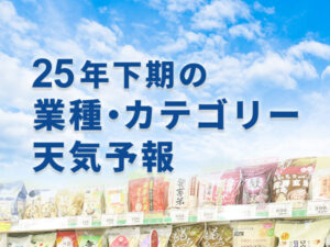 25年下期の業種・カテゴリー天気予報【WEB独自企画】