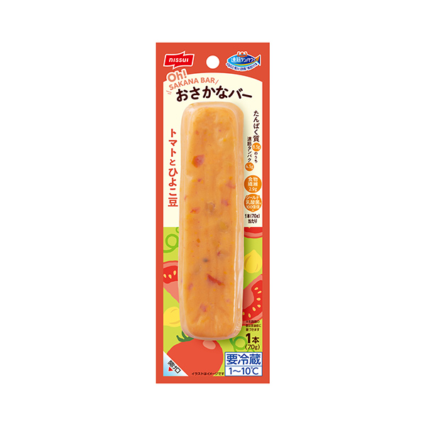 速筋タンパク　おさかなバー　＜トマトとひよこ豆＞（ニッスイ）2025年9月1…