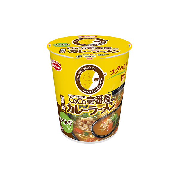 タテ型　CoCo壱番屋監修　専門店のカレーラーメン　＜マイルド＞（エースコッ…