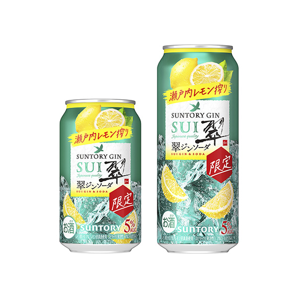 翠ジンソーダ缶　＜瀬戸内レモン搾り＞（サントリー）2025年9月9日発売