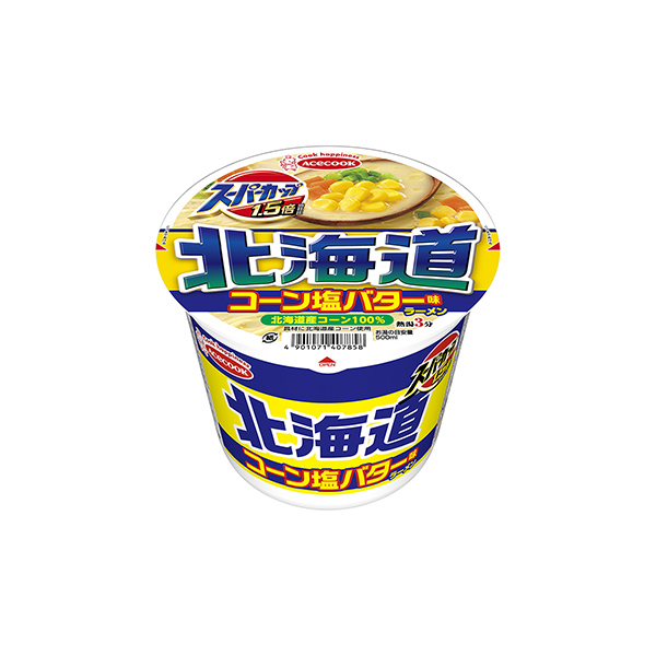 スーパーカップ1.5倍<北海道 コーン塩バター味ラーメン>(エースコック)2…
