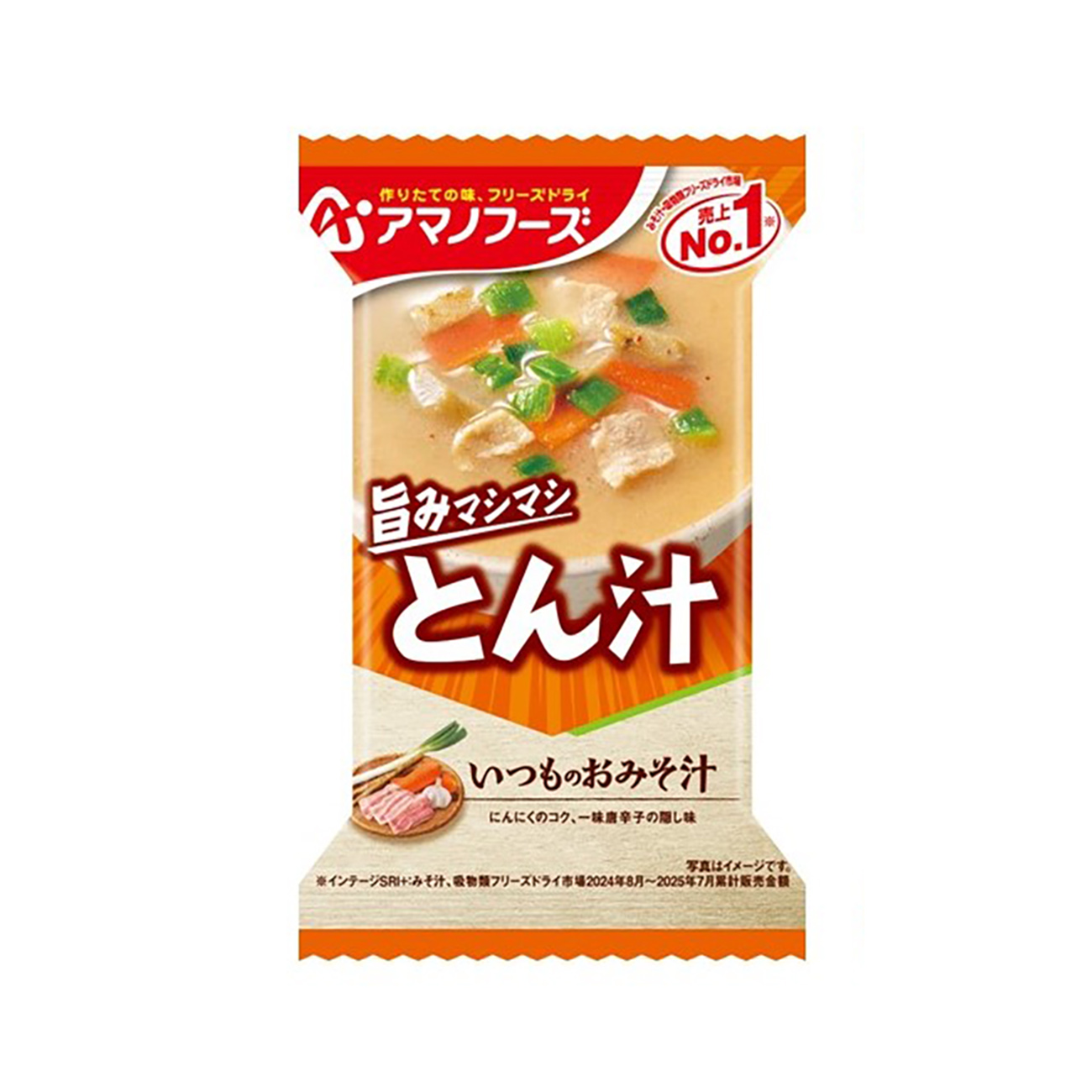 いつものおみそ汁＜とん汁＞（アサヒグループ食品）2025年9月1日発売