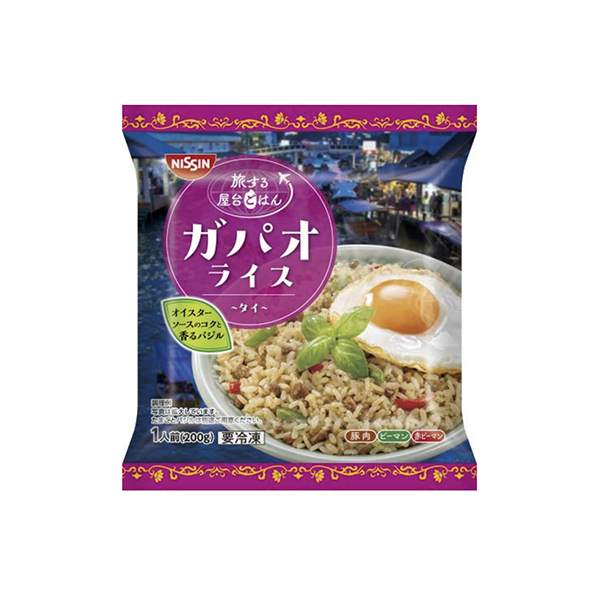 冷凍　日清　旅する屋台ごはん＜ガパオライス＞（日清食品冷凍）2025年9月1…