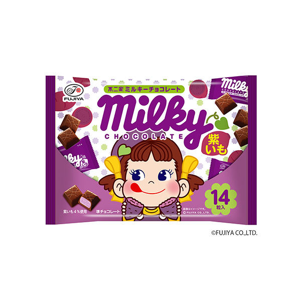 ミルキーチョコレート＜紫いも＞（不二家）2025年8月5日発売