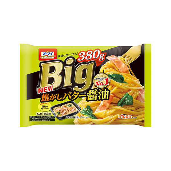オーマイ　Big　＜焦がしバター醤油＞（ニップン）2025年9月1日発売