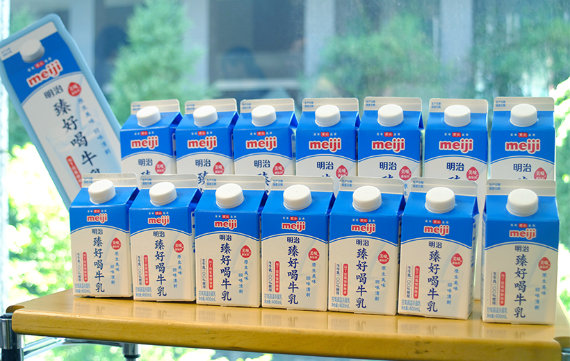明治「おいしい牛乳」　初の海外展開　中国で製造販売スタート