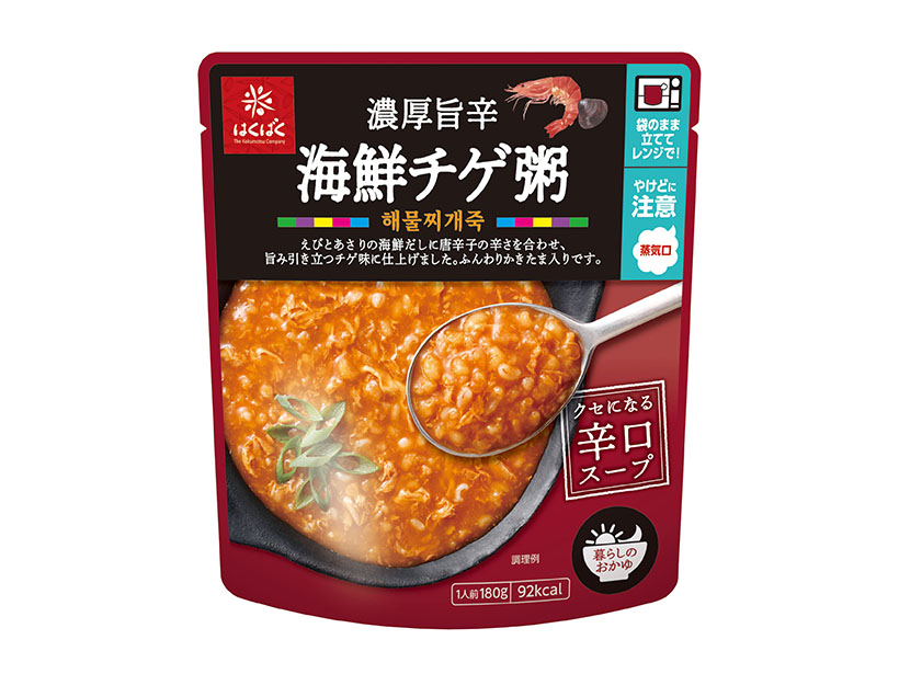 災害食特集：はくばく　おかゆ2ブランド好調