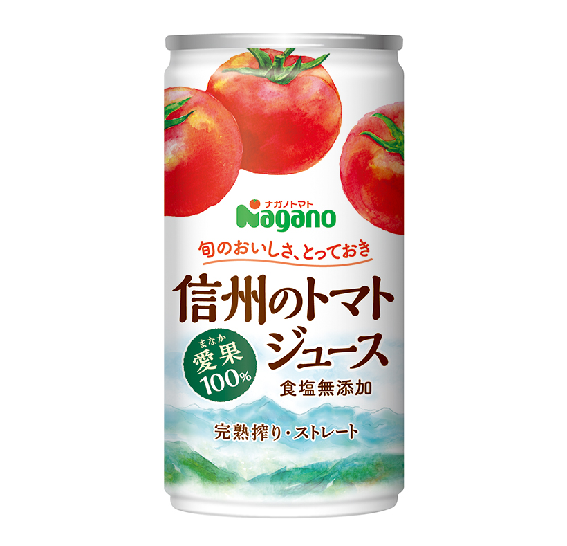 ナガノトマト、愛果100％使用「信州のトマトジュース」発売