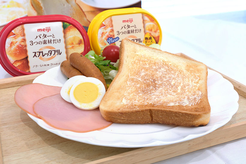明治、「スプレッタブル」をてこ入れ　食シーン想起へ