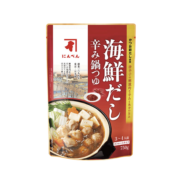 海鮮だし辛み鍋つゆ（にんべん）2025年9月1日発売