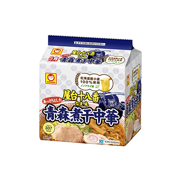 マルちゃん　屋台十八番＜なま味青森煮干中華＞（東洋水産）2025年8月18日…