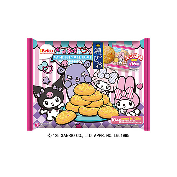 25サンリオキャラクターズ瀬戸しお（栗山米菓）2025年8月18日発売