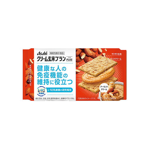 クリーム玄米ブランプラス　＜アーモンドクリーム＞（アサヒグループ食品）202…