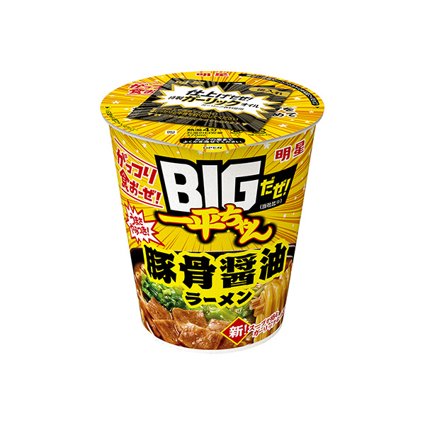 明星 BIG だぜ!一平ちゃん＜豚骨醤油ラーメン＞（明星食品）2025年9月…
