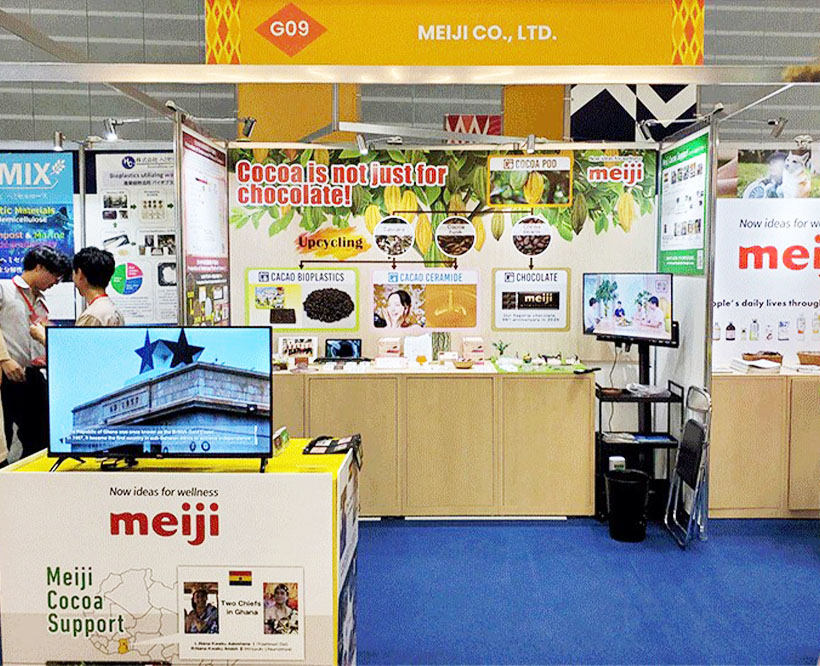 明治、カカオ種皮をペンに　第9回アフリカ開発会議の記念品に採用