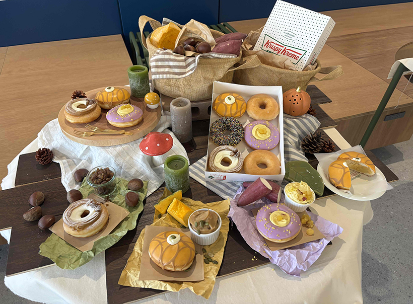 クリスピー・クリーム・ドーナツ・ジャパン、秋の味覚使用の限定品