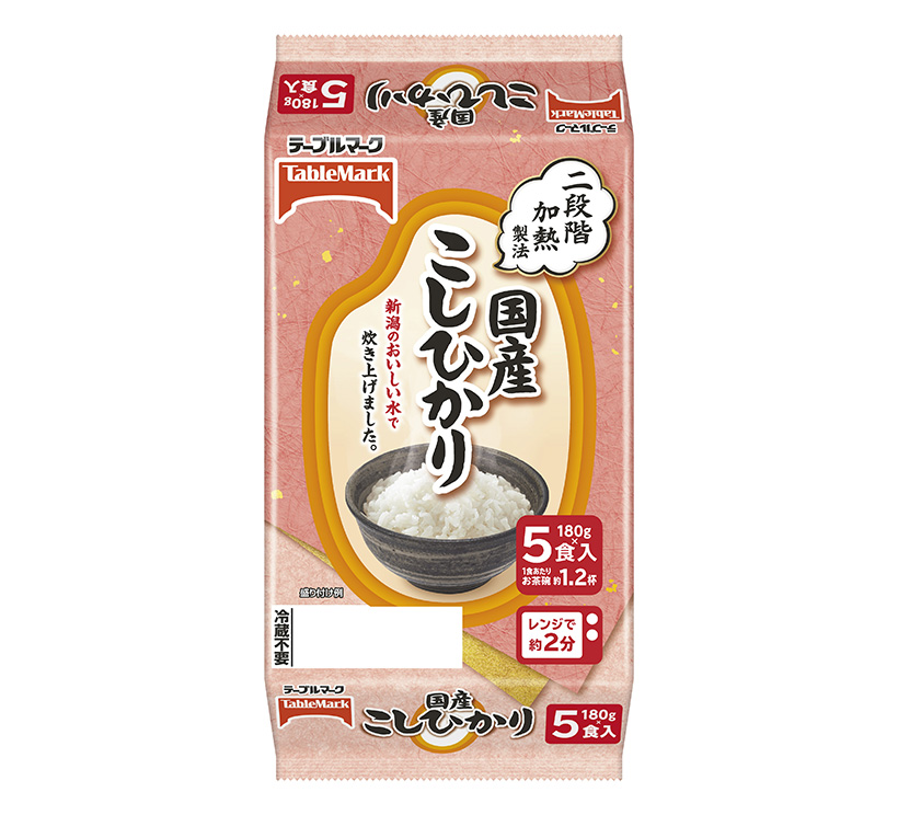 包装米飯特集：テーブルマーク　売上げ2桁増目指し販促を