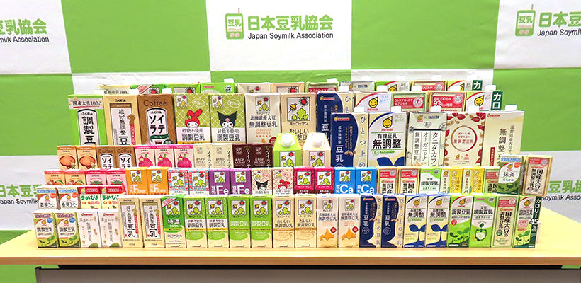 豆乳協加盟3社、秋冬向け新商品発表　豆乳の力信じて商品づくり