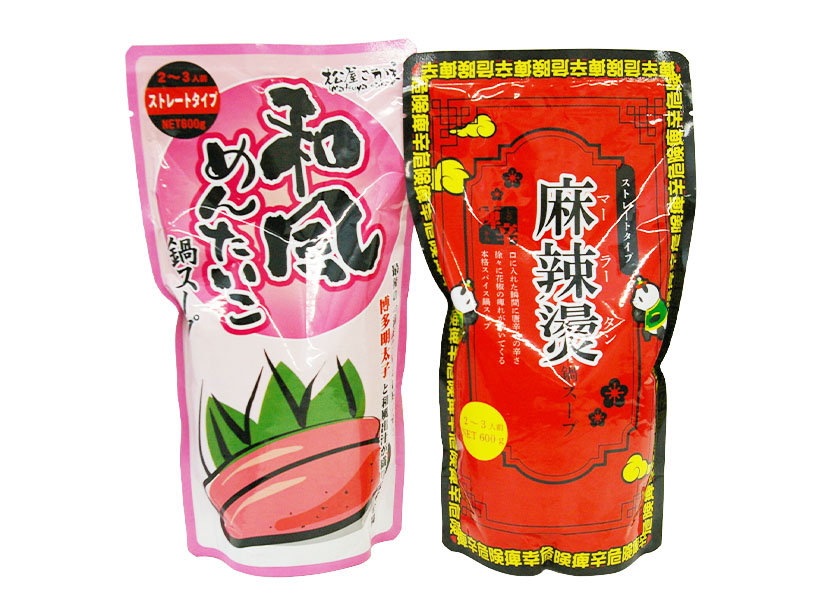 中部流通特集：鍋つゆ＝松屋栄食品本舗　「麻辣湯」「めんたいこ」訴求