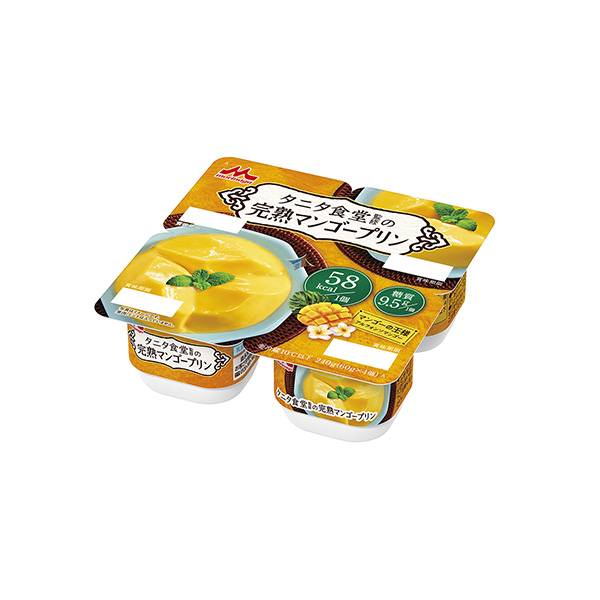 タニタ食堂監修の完熟マンゴープリン（森永乳業）2025年9月16日発売