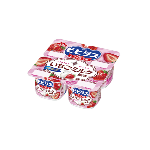 ビヒダス　ヨーグルト　＜いちごミルク風味＞（森永乳業）2025年9月16日発…