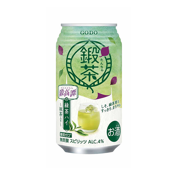 鍛茶　＜鍛高譚の緑茶ハイ＞（合同酒精）2025年9月10日発売