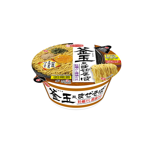 釜玉風まぜそば　牡蠣だし醤油たれ（エースコック）2025年10月6日発売