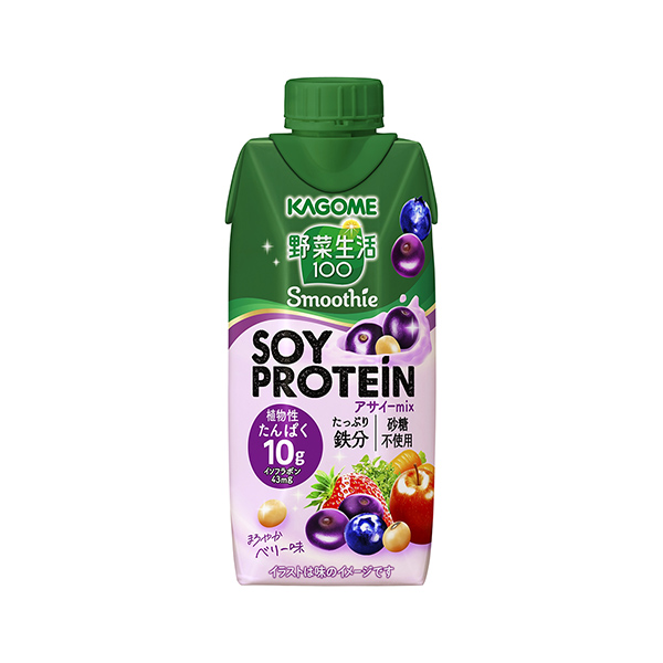 野菜生活100　Smoothie　SOY　PROTEIN　＜アサイーmix＞…