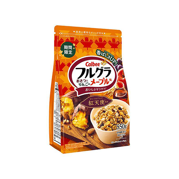 フルグラ　＜おさつとりんごのメープル味＞（カルビー）2025年9月22日発売