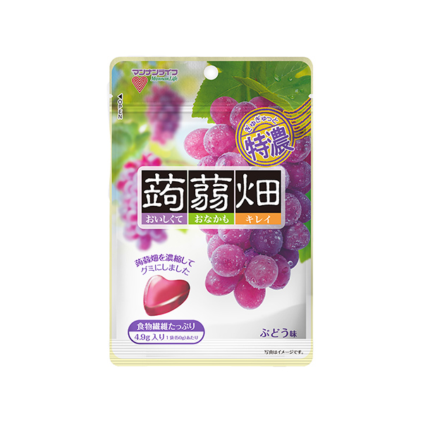 ぎゅぎゅっと特濃蒟蒻畑＜ぶどう味＞（マンナンライフ）2025年3月発売