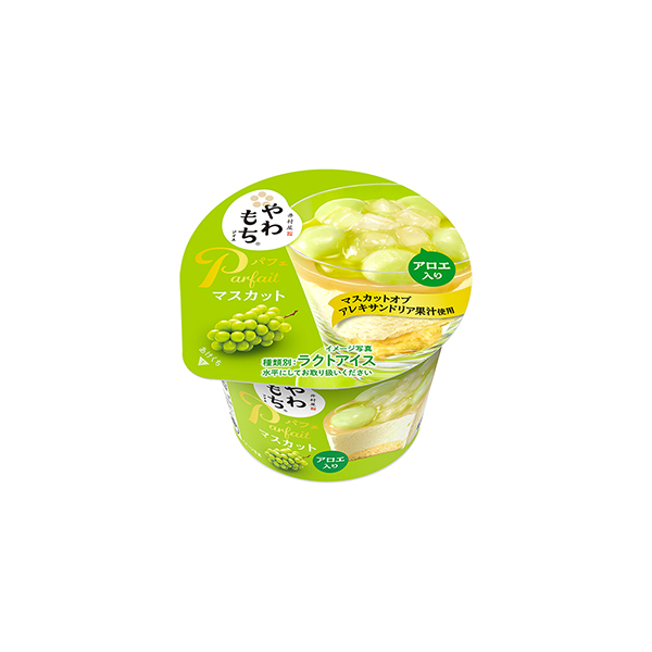 やわもちアイス　＜パフェ　マスカット＞（井村屋）2025年10月6日発売