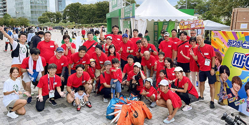 森永製菓、世界陸上でプロギング開催