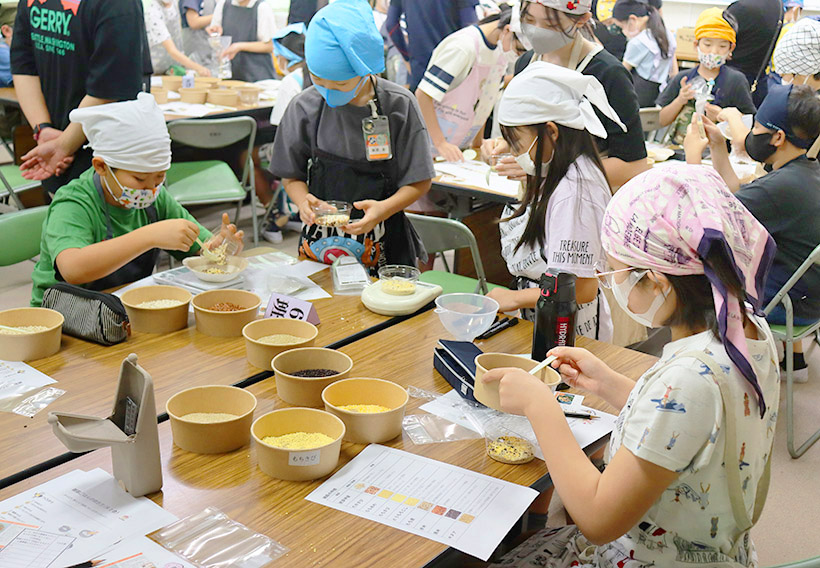日本アクセスと旭食品、食育授業で雑穀訴求