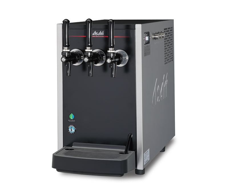 アサヒビール・ホシザキ共同開発　初の自然冷媒採用のビールディスペンサー設置開…