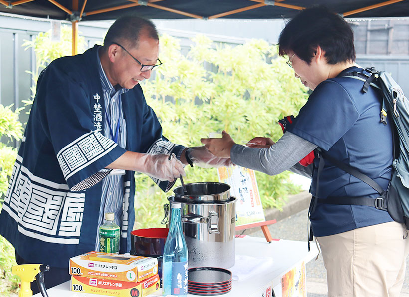 中埜酒造、「國盛米新酒まつり」開催　25年早場米使用酒楽しむ