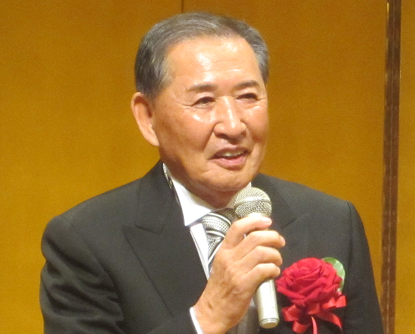 ヤマモリ・三林憲忠会長の旭日中綬章受章「感謝の会」開催