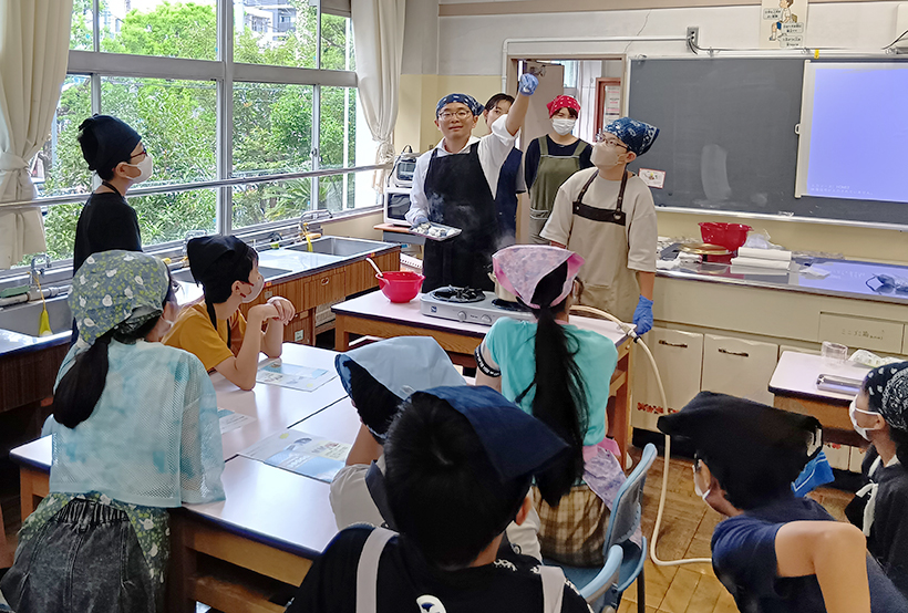 日本アクセス　AK研が全国6エリアで乾物使い食育授業