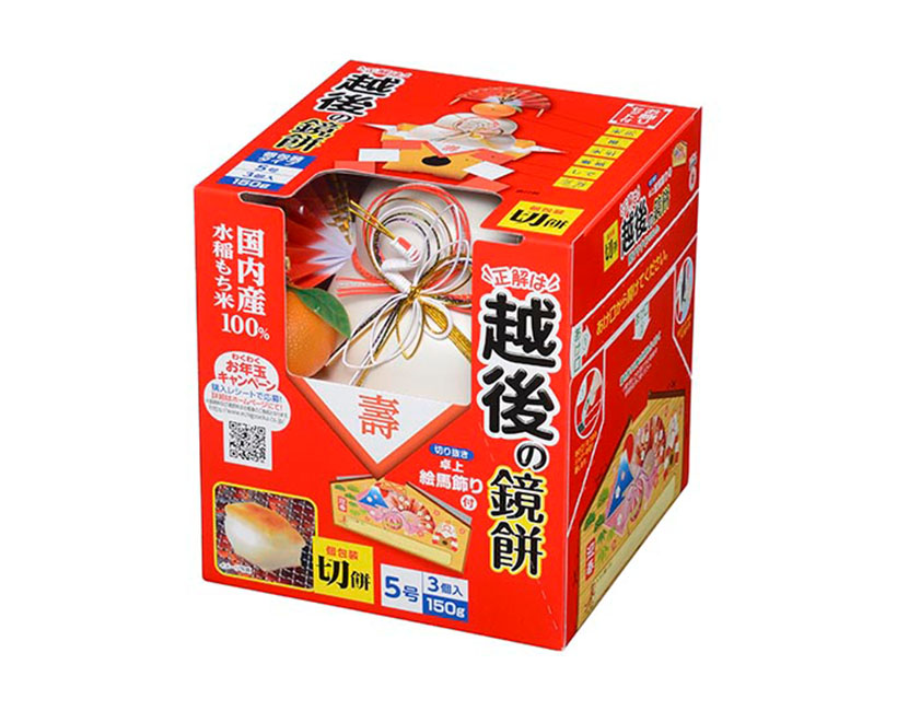 鏡もち特集：越後製菓　フィギュア付きなど注力
