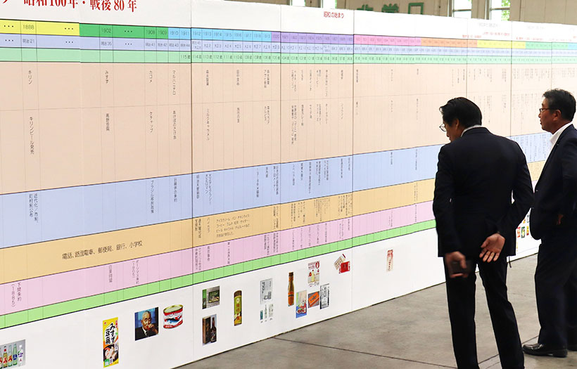 中部メイカン、秋季展示会を開催　昭和100年の歴史振り返る