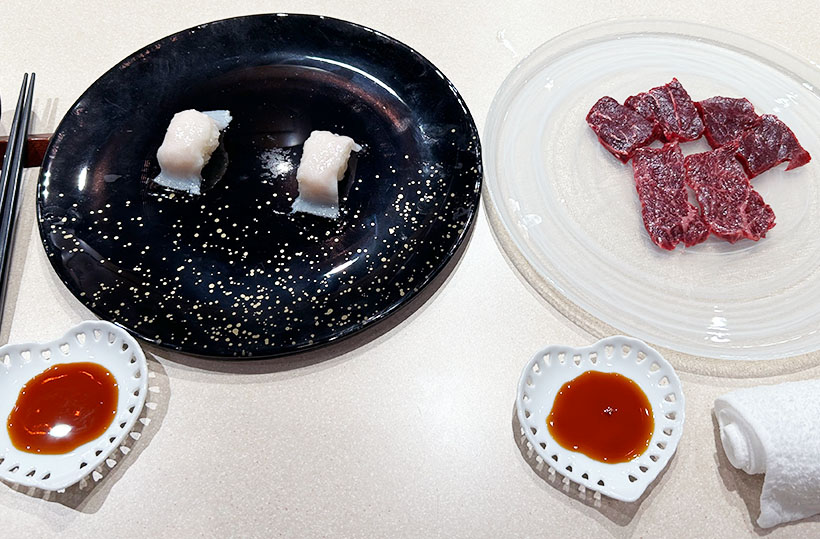 共同船舶、ナガスクジラ試食会開催　鮮度高い生肉を提供