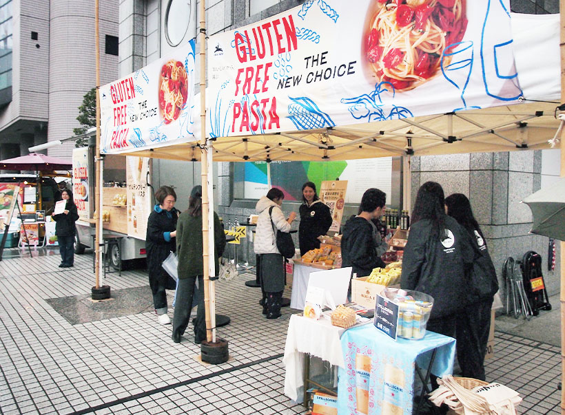 日仏貿易、試食・販売イベント開催　有機グルテンフリーパスタ訴求