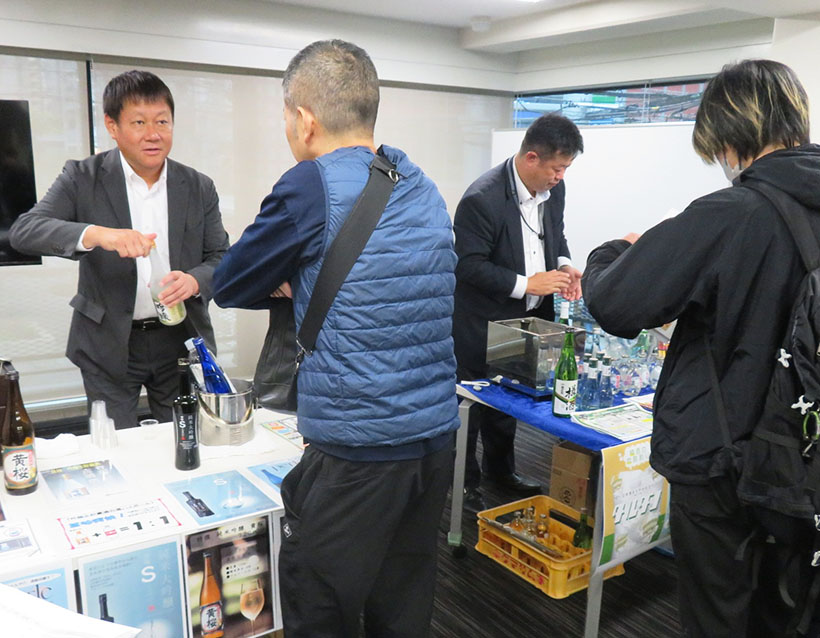 名畑、日本酒と料理のペアリング提案