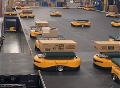 【速報】三菱食品、低温現場にAGV50台導入 チルド仕分け作業を自動化